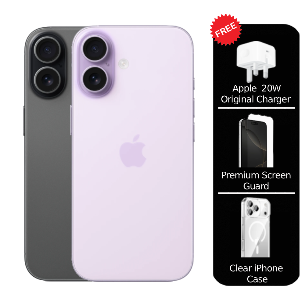 Apple iPhone 17 | 6.3″ Super Retina XDR Always-On Display | A19 chip | 48MP Dual Fusion camera system