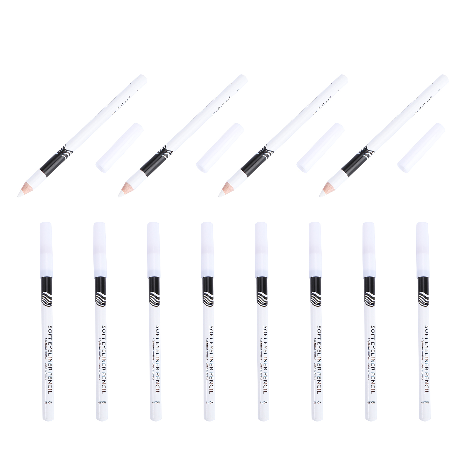 Linman totoro New style Soft Eyeliner Pencil Liquid Eyeliner EyelFashion iner Pen Eyeshadow Pencil White Eyeliner Pencil Makeup Pen
