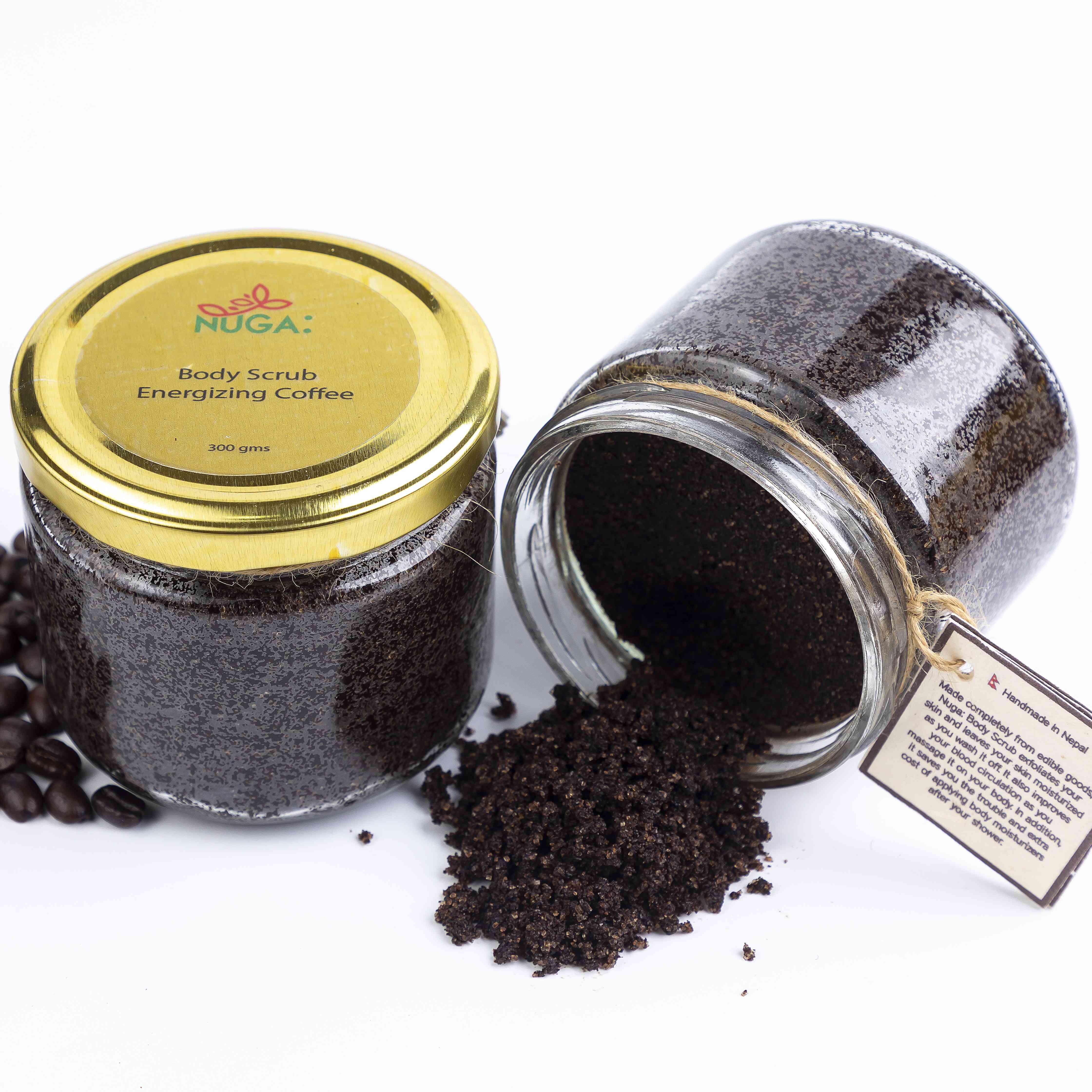Nuga: Body Scrub - Energizing Coffee - 300gms (Emulsifying Body Scrub)