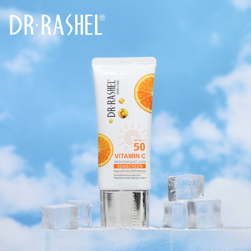 Dr. Rashel Vitamin C Brightening & Anti-Aging Sunscreen SPF50 PA+++ (50gm)