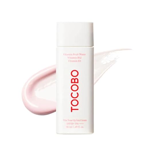 'TOCOBO Vita Tone Up Sun Cream SPF50+ PA++++ 2.82oz / 50ml | Natural Ingredients Moist Vitamin Sunscreen | Vegan Sunscreen for Face