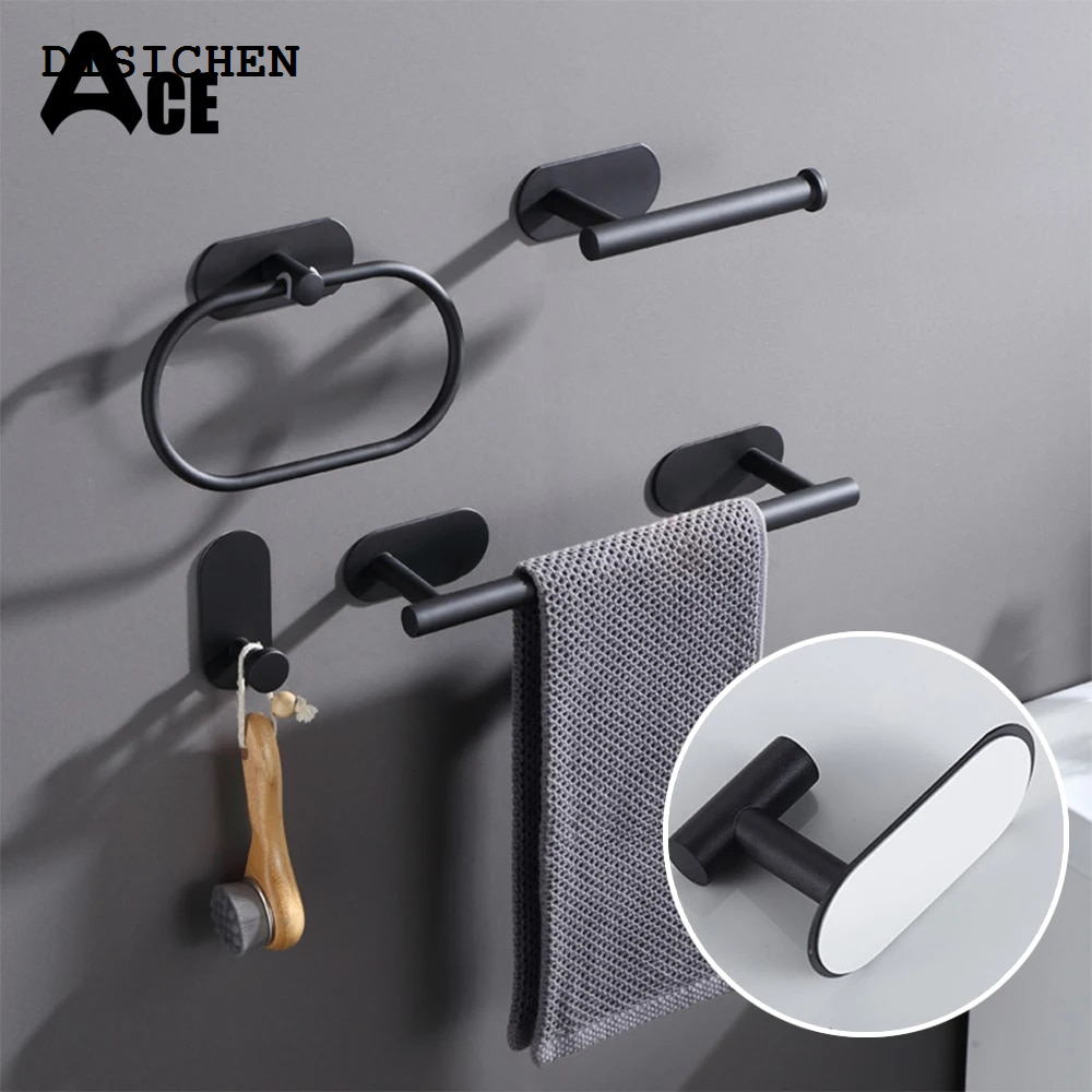 Toilet Paper Holder Stainless Steel Towel Rack Bathroom Accessories B