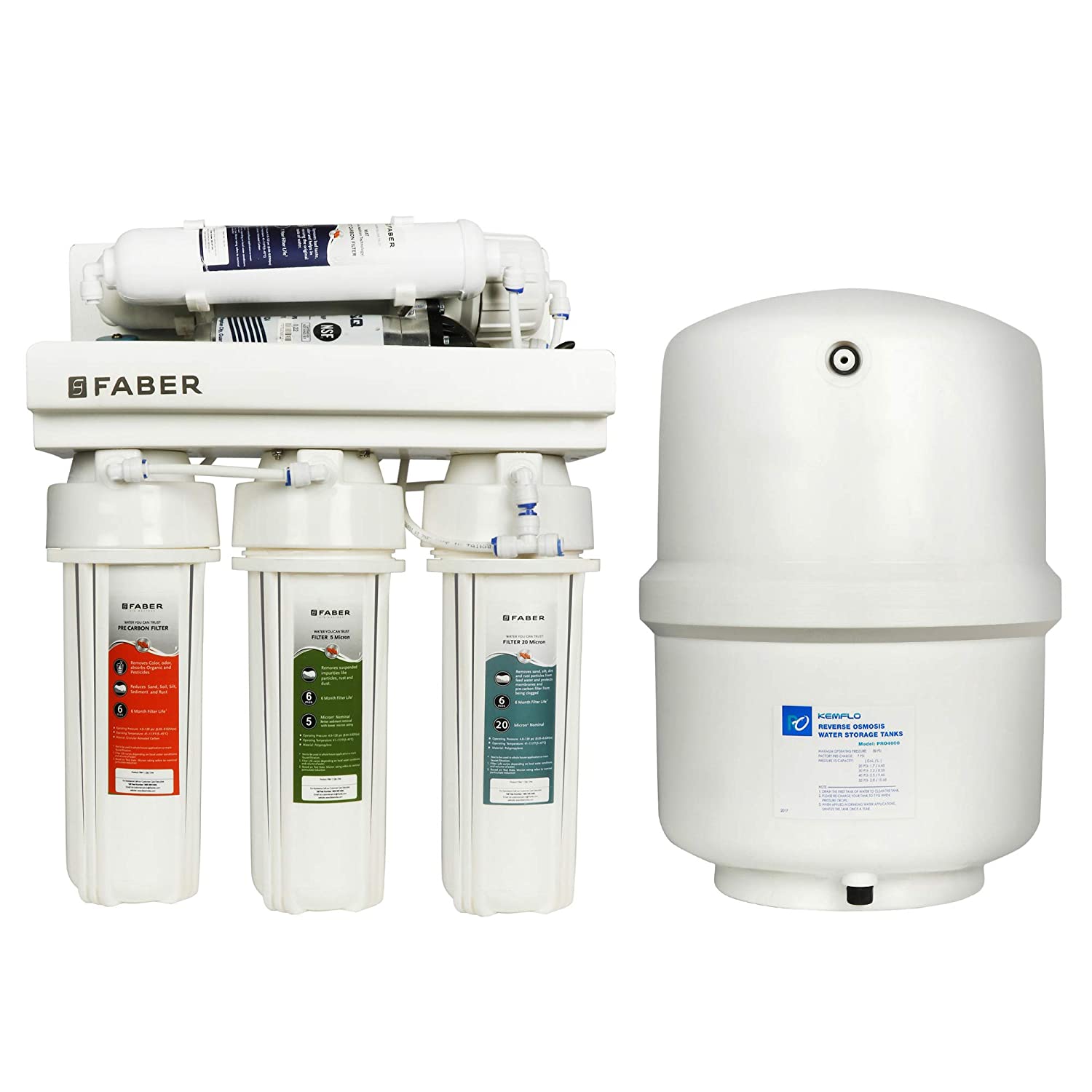 Faber Under The Sink RO Water Purifier, FWP UTS Classic ( RO+ UV+ Alkaline)