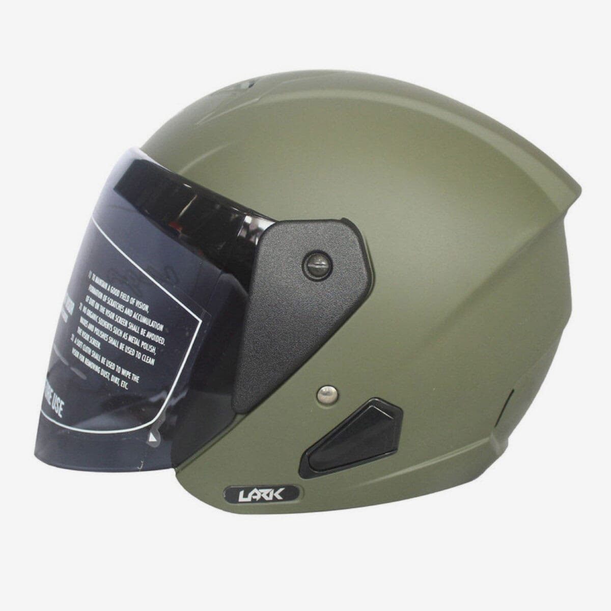 Vega Lark Half Face Single Visor ISI Certified Helmet