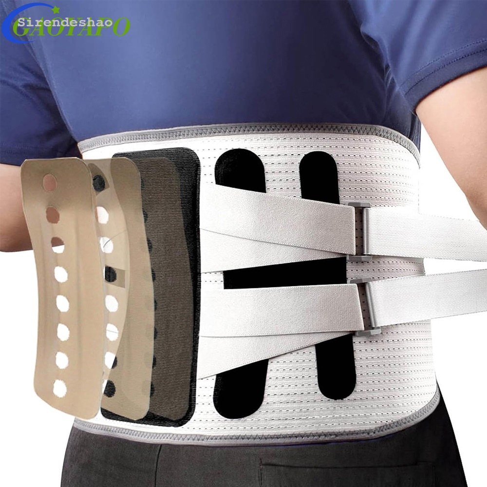 Sirendeshao 1PCS Back Brace for Lower Back Pain Relief:Adjustable Support with Profesional Ergonomic Lumbar Pad for Spinal Alignment Sciatica Scoliosis