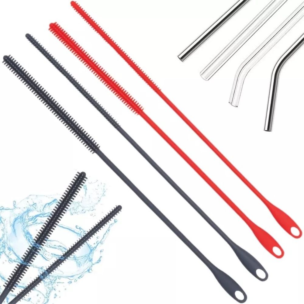 New Reusable Pipe Cleaning Brush Household with Long Handle Baby Bottle Cleaner Kitchen Gadgets Extra Long Bendable Tube Straws Cleaning Tool for Pacifier Brush