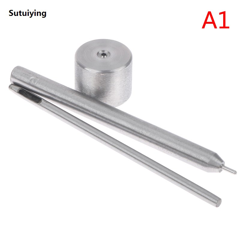 Sutuiying 3Pcs/set Eyelet Grommet Installation Punching 2025 New Tools For 1.5mm 2mm 2.5mm 3mm HoleMOSCHINO