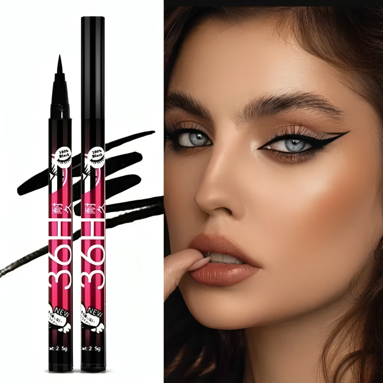Karite Waterproof Blue Eyeliner - Long-Lasting, Smudge-Proof Precision Liner for Bold Eye Looks