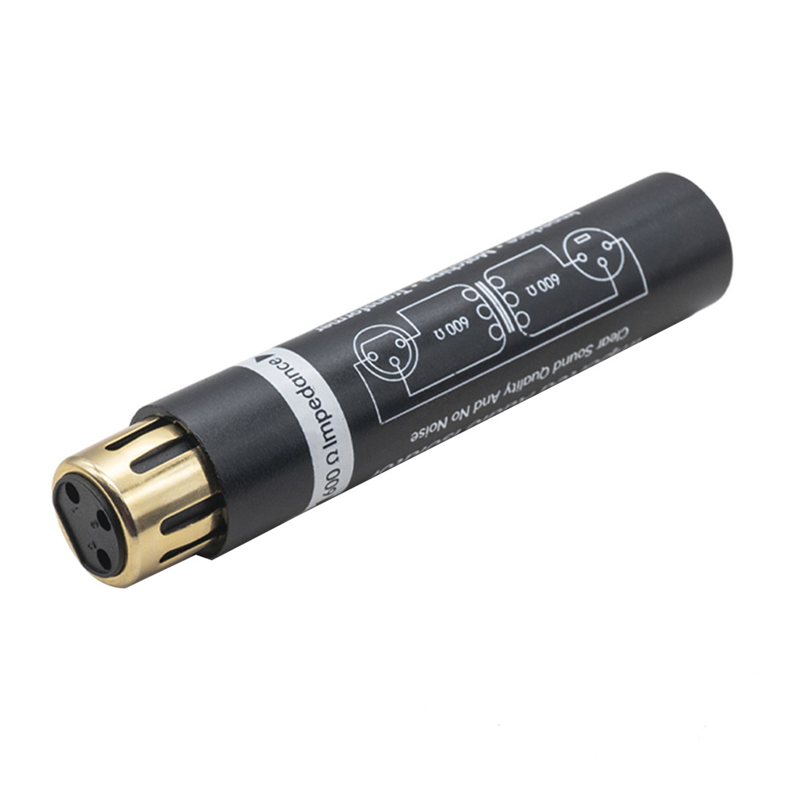Professional Component Parts Audio Noise Isolator Signal Isolation Stereo Splitter Filter Karon Male to XLR Female to Female