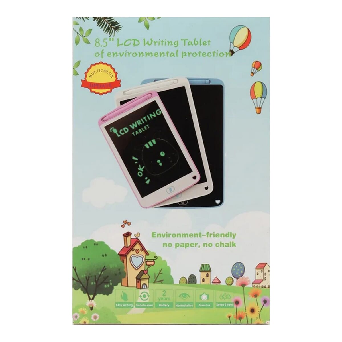 LCD Writing Tablet for Kids and Toddlers, Preschool Practice, Drawing and Sketch Board