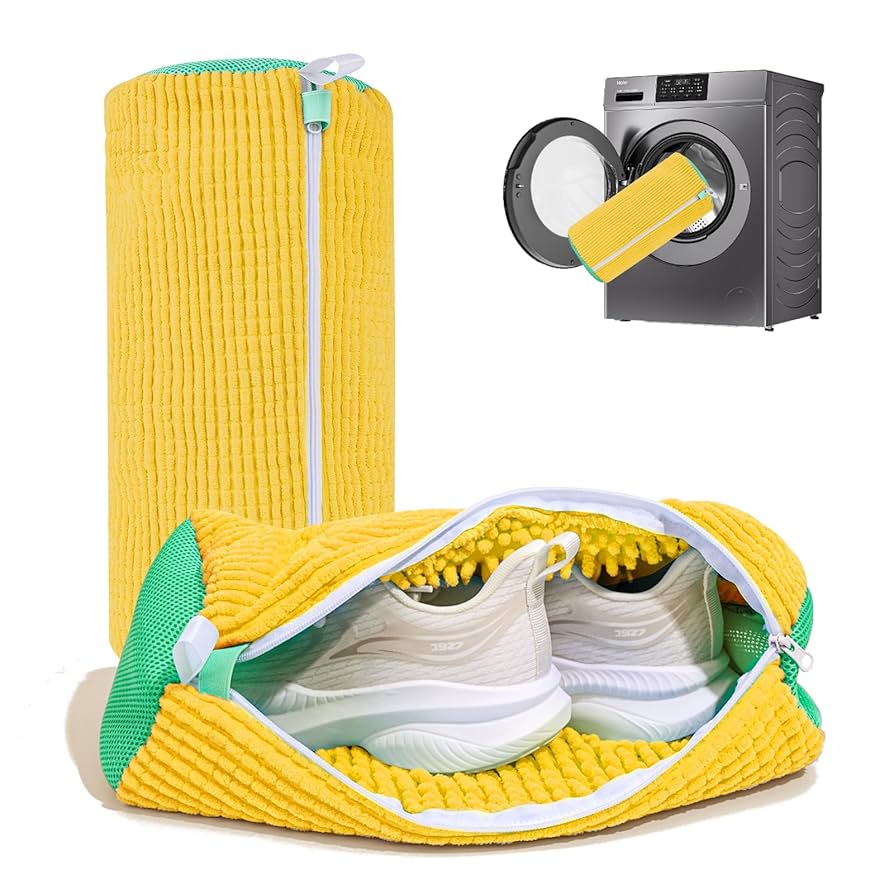 Shoe Laundry Machine Soft Washing Shoes Bag Tear-resistant Anti-deformation Laundry Bag Portable Cotton Clothes Organizer Home