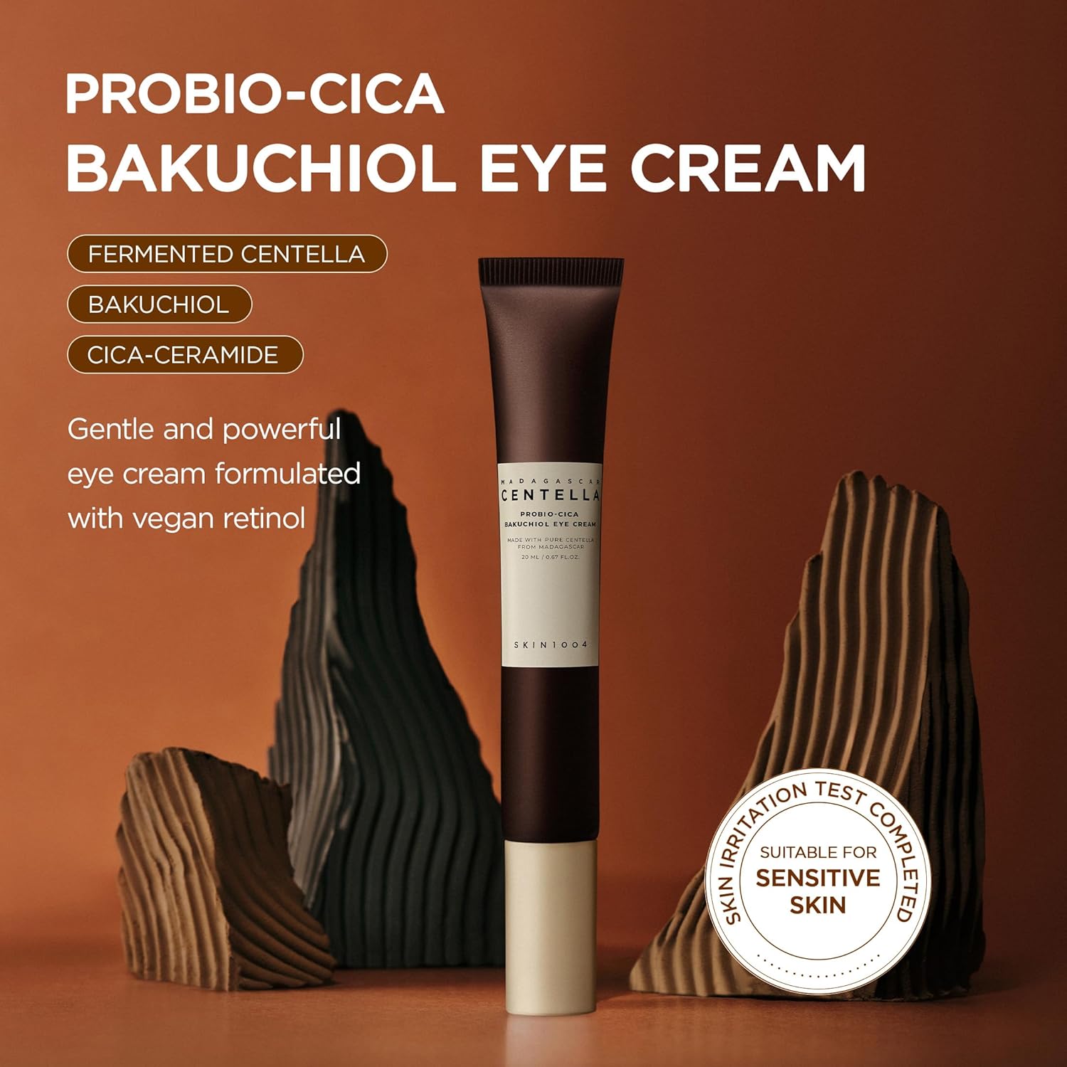 SKIN1004 Madagascar Centella Probio-Cica Bakuchiol Eye Ccream 0.68 fl.oz (20ml)