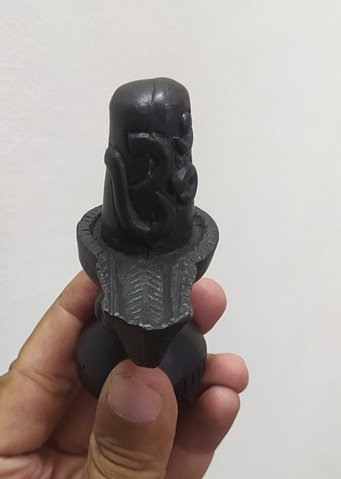 Unbreakable Om Printed Shiva Linga (Shiv Lingam For Vastu Dosh Nivaran)