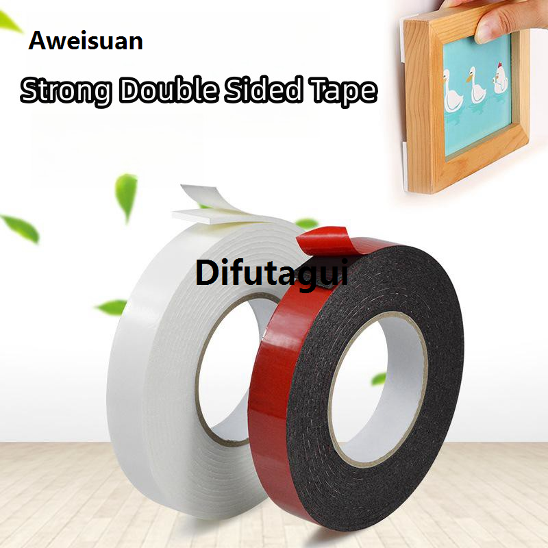 Difutagui 20/10M Extra Strong Double Sided Tape Adhesive Car Special Tear Luxury Off Without Leaving Traces High Viscosity Mounting Fixing Sticky