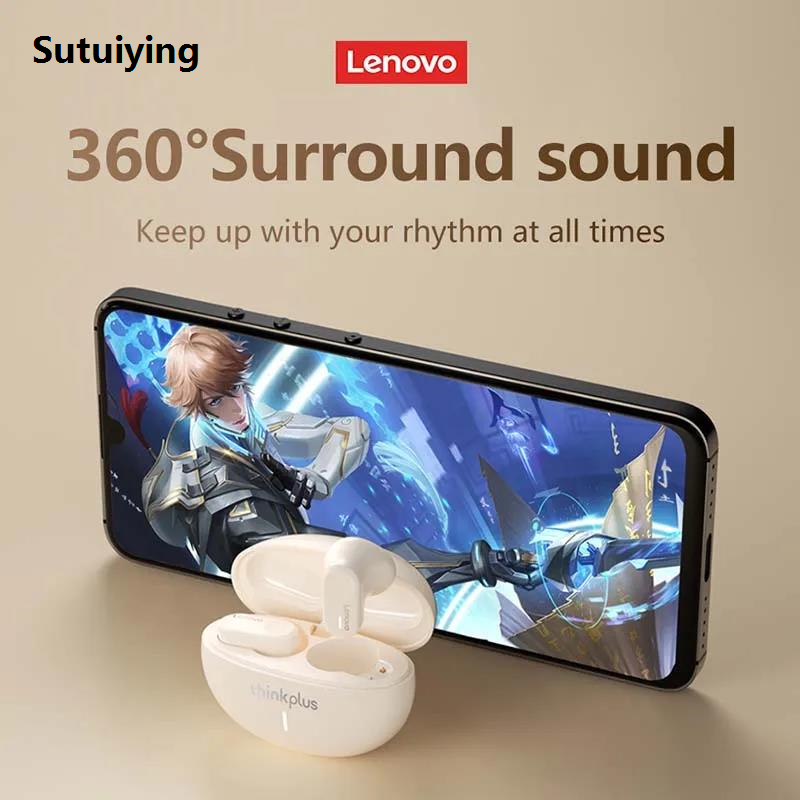 Sutuiying Original Lenovo LP19 Bluetooth 5.1 Earphones TWS Wireless In-Ear Hot Selling Earbuds Sports Headphones Dual HD Microphone Headset 2023 New