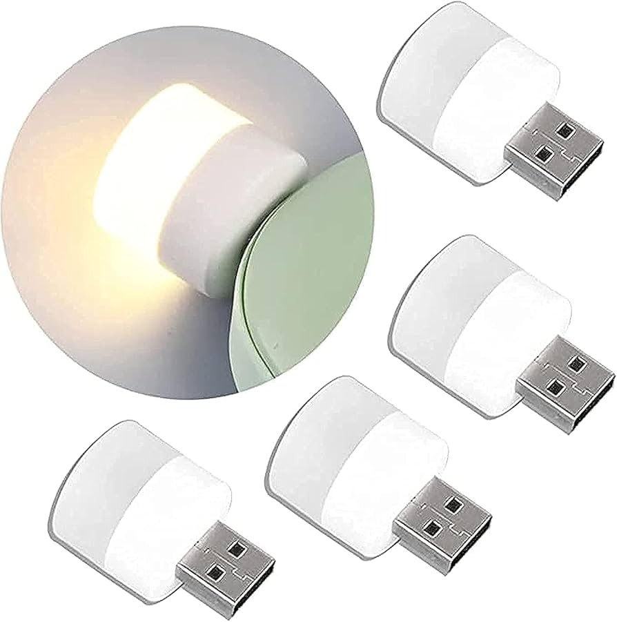 USB Night Light, Mini USB LED Light for Car, Bedroom & More