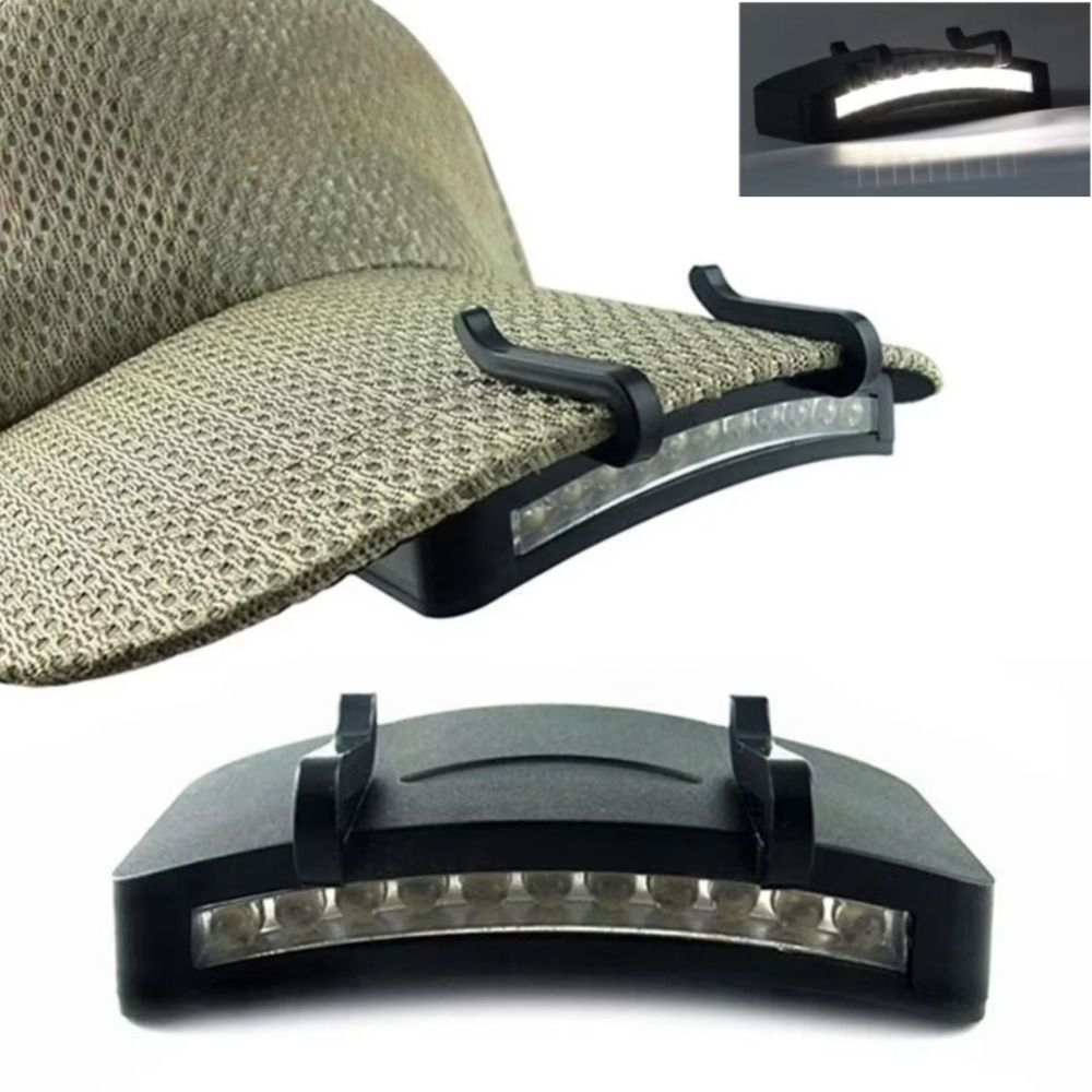 High Quality Super Bright LED Headlamp Strong Light Lighting Head Light Outdoors Flashlight Clip on Cap Hat Torch Night Riding