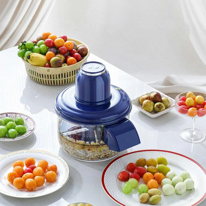 Electric Fruit and Vegetables Peeler 5-Blade Automatic Multi-Function Food Processor 50W Rechargeable 1300mAh