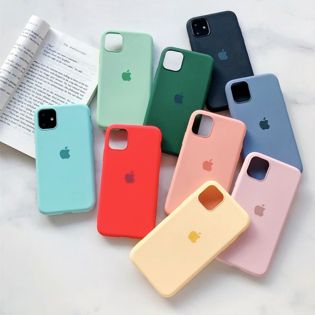 Apple iPhone 11 Pro Max (Tripple Camera -15.8cm-Max Size) Liquid Silicone Soft Cover Case With Microfiber Inside , Magsafe