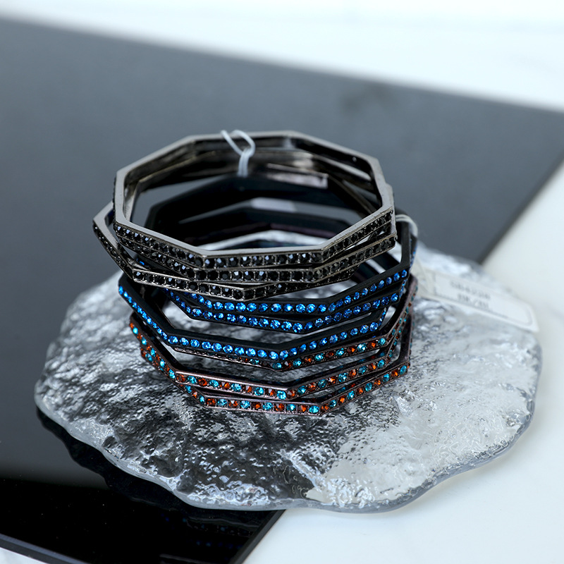 【New Arrivals】Japanese and Korean style original single jewelry super beautiful simple temperament bracelet women's metal suit 1 set of 3 bracelet nightclub style