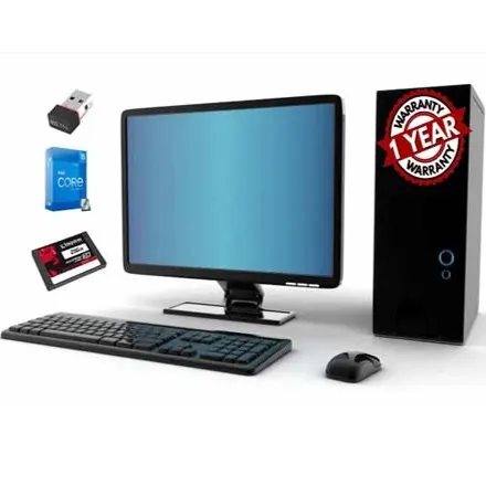 Best Desktop pc for Office & Gaming i5/4th Processor,8 GB Ram,256 SSD,19"LED Monitor