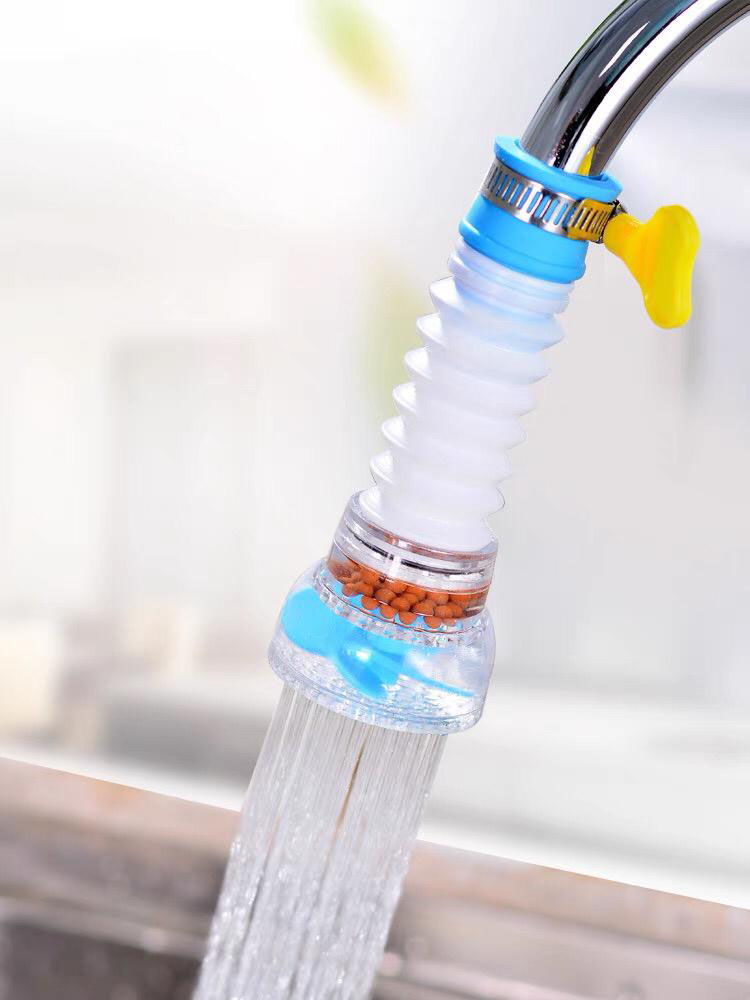 New Fan Faucet With Clip 360 Adjustable Flexible Kitchen Faucet Tap Water Filter