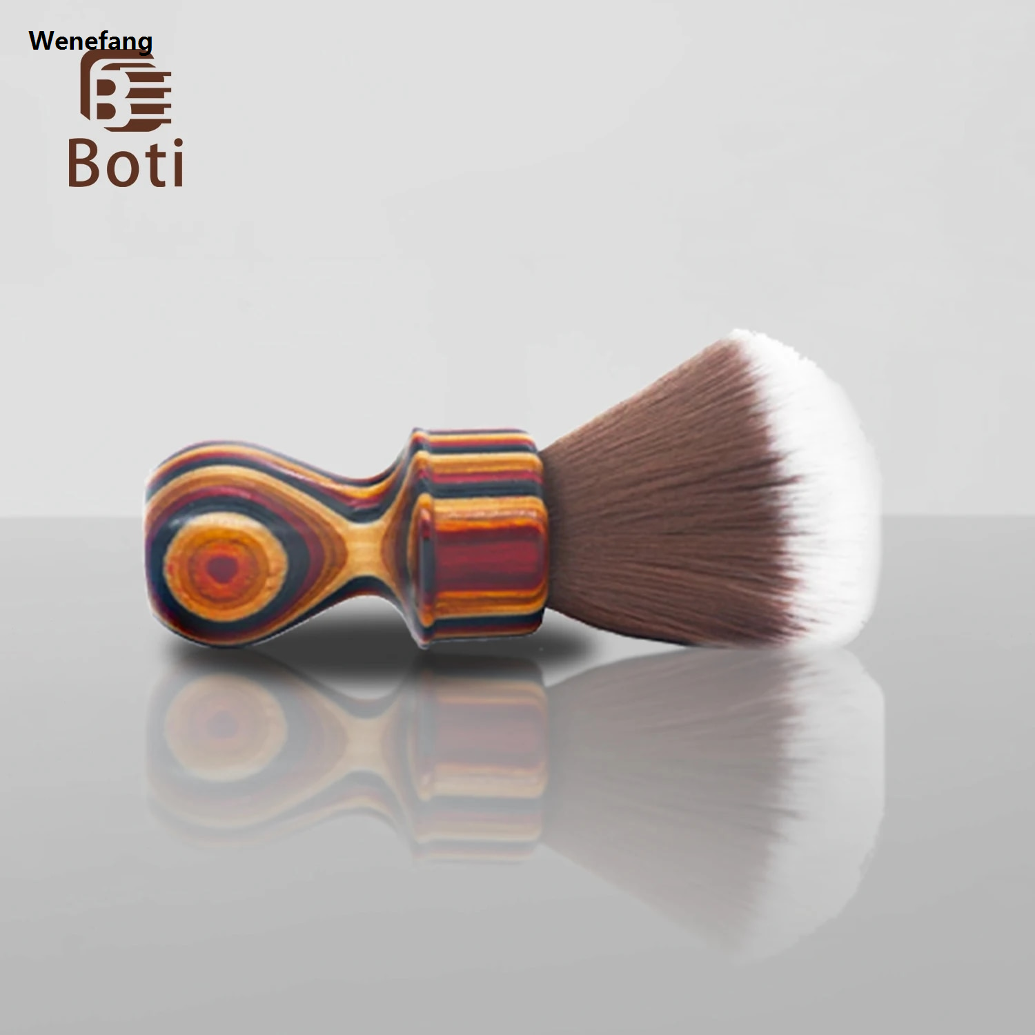 Wenefang Cleaning Tools Boti Brush-Lady Wet Shaving Brush Annual Ring Wooden Handle Mother Lode Synthetic Hair Knot Handmade Men Cleaning Beard Tool
