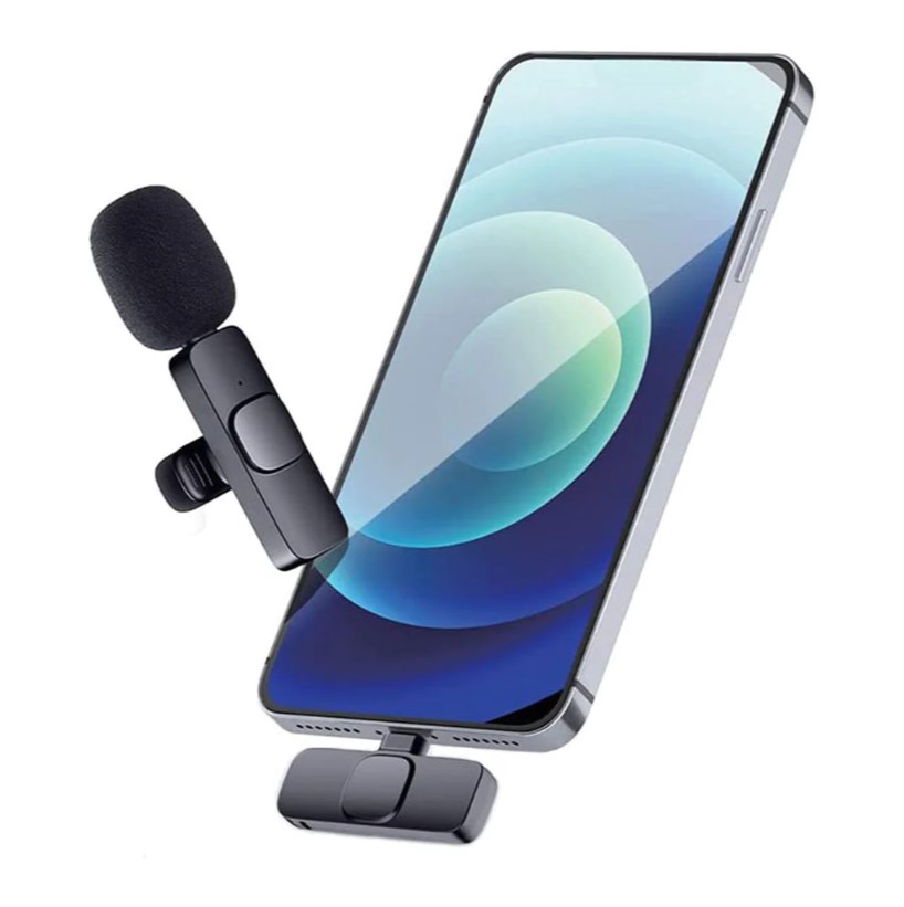 K8 Wireless Collar Mic Android & Type C Supported Wireless Microphone Top Selling