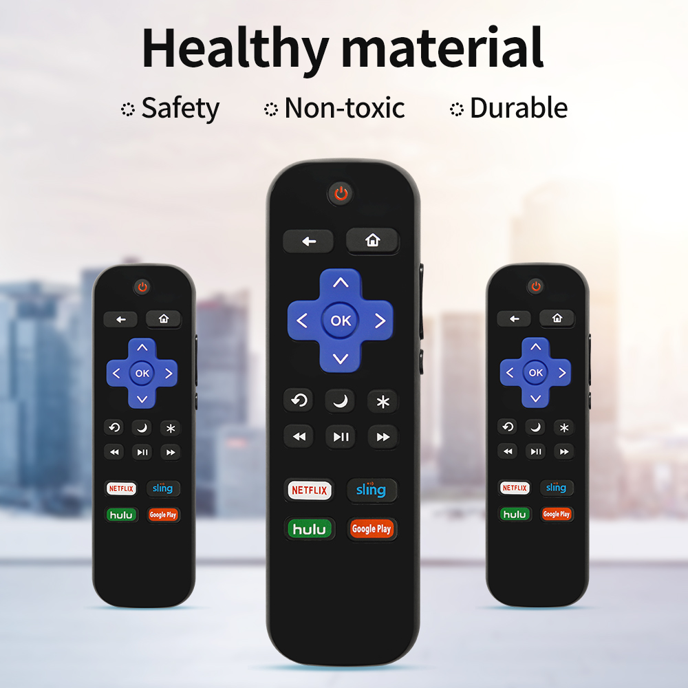 NEW RK-NSHG Universal Remote Control Replacement for Insignia Roku TV Remote All Insignia Roku Smart LED TV