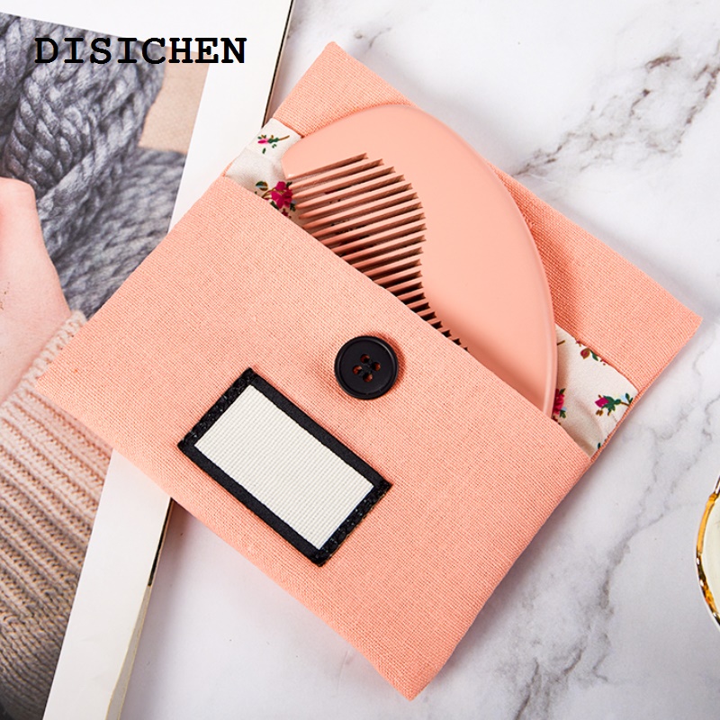 DISICHEN High Quality 1PCS Pocket Wooden Comb Portable Women Small Wooden Comb Hairdressing Beard Comb Smooth Hair Hair Styling Tool