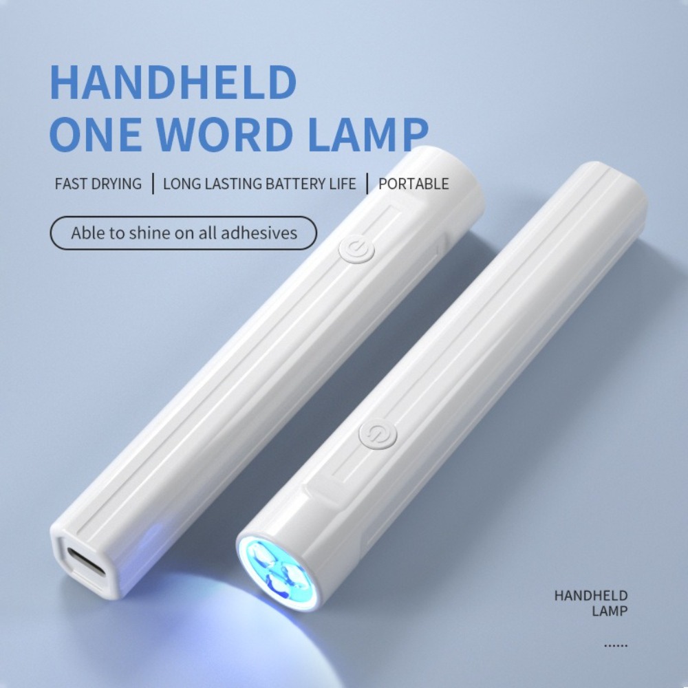 New Handheld Nail Dryer Portable Pen-Style UV Light Mini USB Rechargeable LED Nail Quick Drying Light for Nail Art