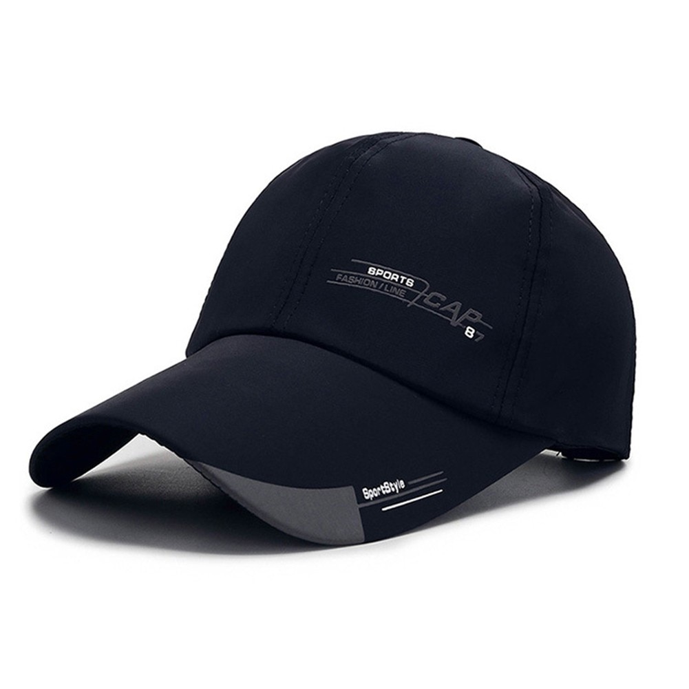 Long Brim Baseball Cap Sun Visor Hat Waterproof Sport Duck Tongue Women Men Quick Dry Outdoor Baseball Cap Adjustable Sun Hat