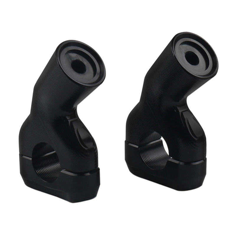 Aluminum Alloy Handlebar Riser Handlebar Lift for Bonneville T100 T120 Black 2016-2019