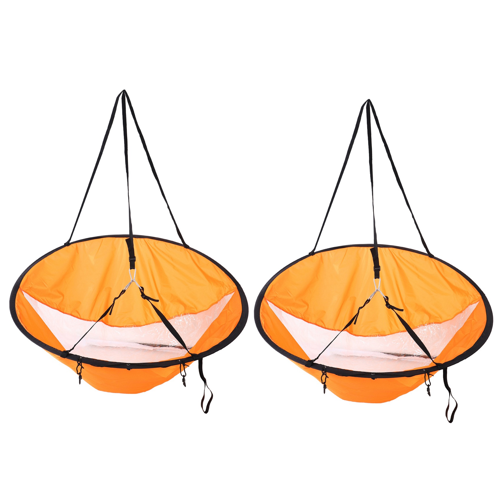 fasdaga 2X Downwind Wind Sail Kit 42 inches Kayak Canoe Accessories, Easy Setup & Deploys Quickly, Compact & Portable