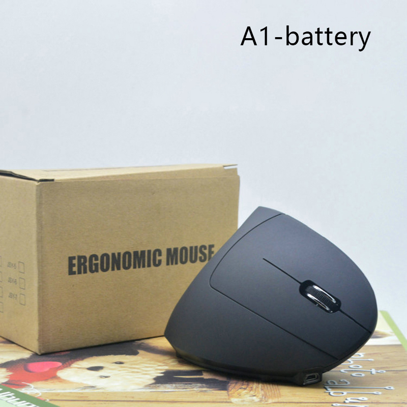 Vertical Wireless USB Mouse Ergonomic Rechargeable Portable PC Gamer For Computer Laptop Notebook Jing