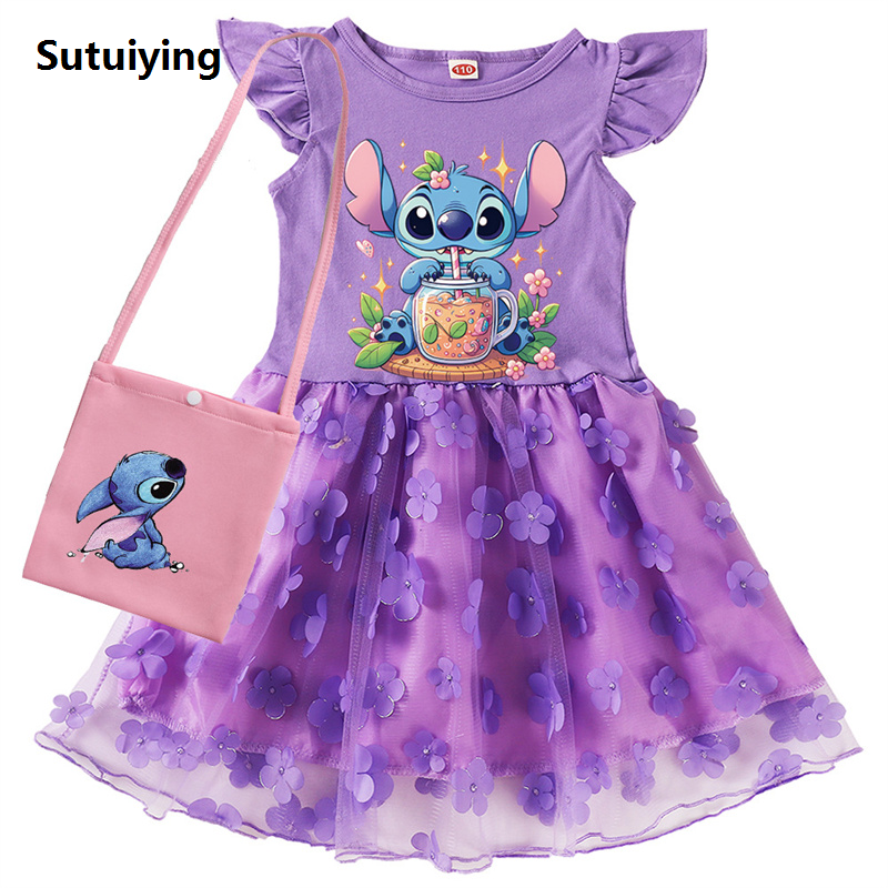Sutuiying Lilo And Stitch aby ew Summer oddler ids ag 2025 New aby esh utu es Children irthday arty hes