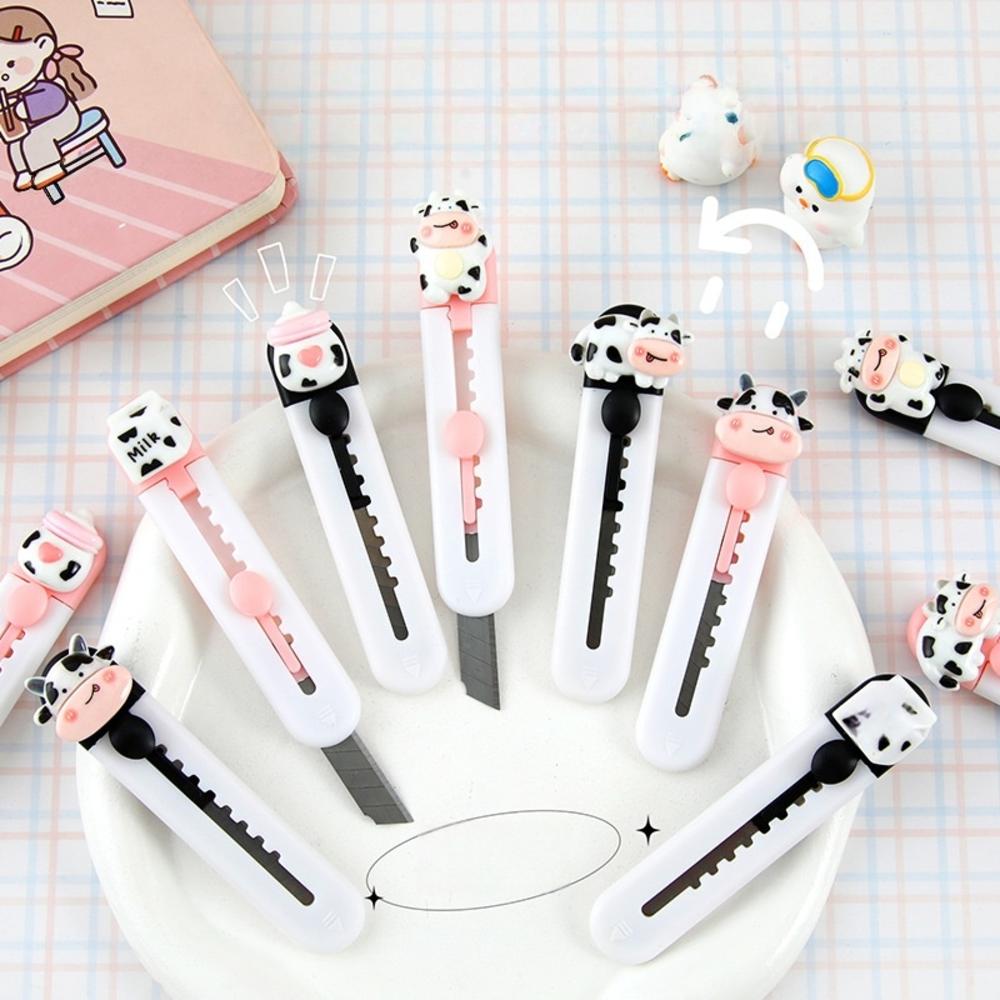 Cartoon Office Stationery Cute Mini Portable Easy Change Plastic for Paper Cutting Art Craft Office