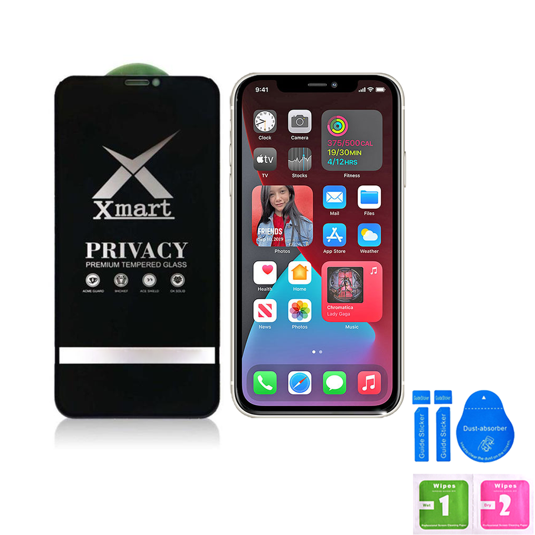 XMart Apple iPhone 12 Pro Max Privacy Original Tempered Glass Screen Protector