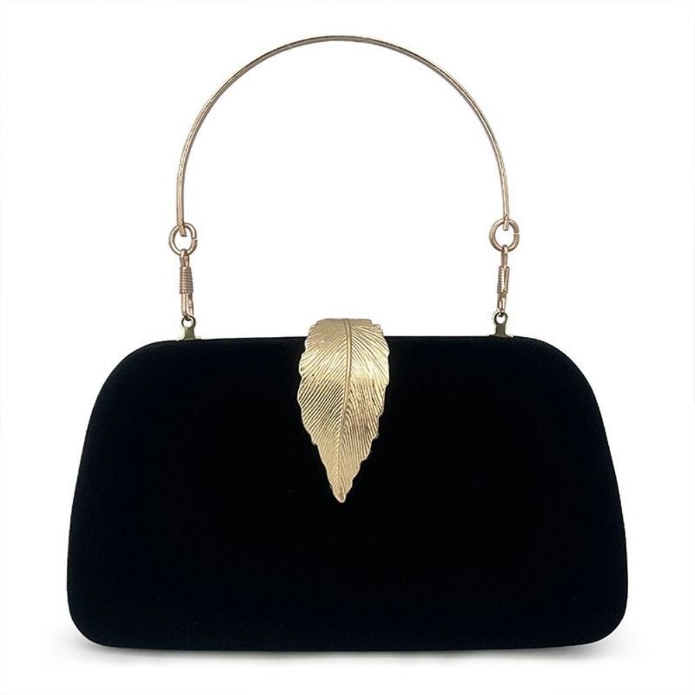 Retro Black Evening Clutch Bags Velvet Luxury Designer Formal Dinner HandBag Wedding Clutch for Ladies Women