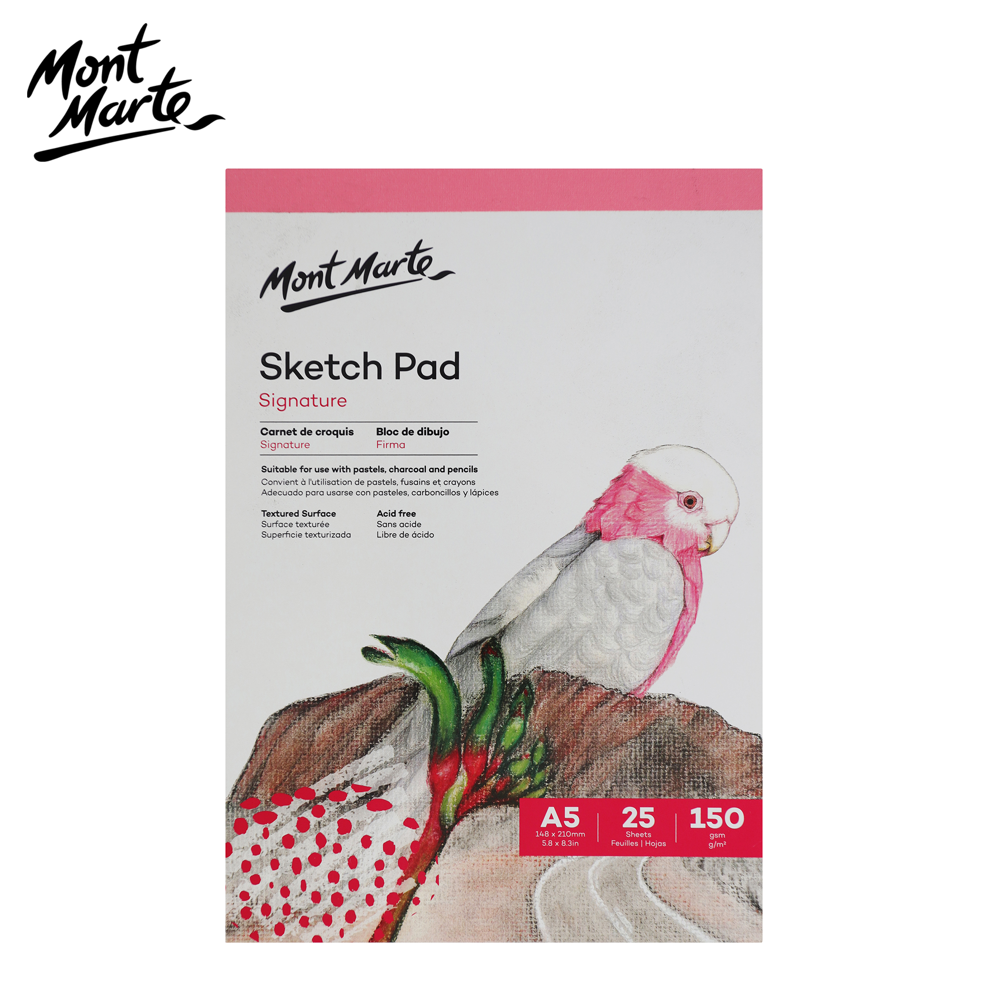 Mont Marte Canvas Pad 10 Sheet A5 - CAXX0025