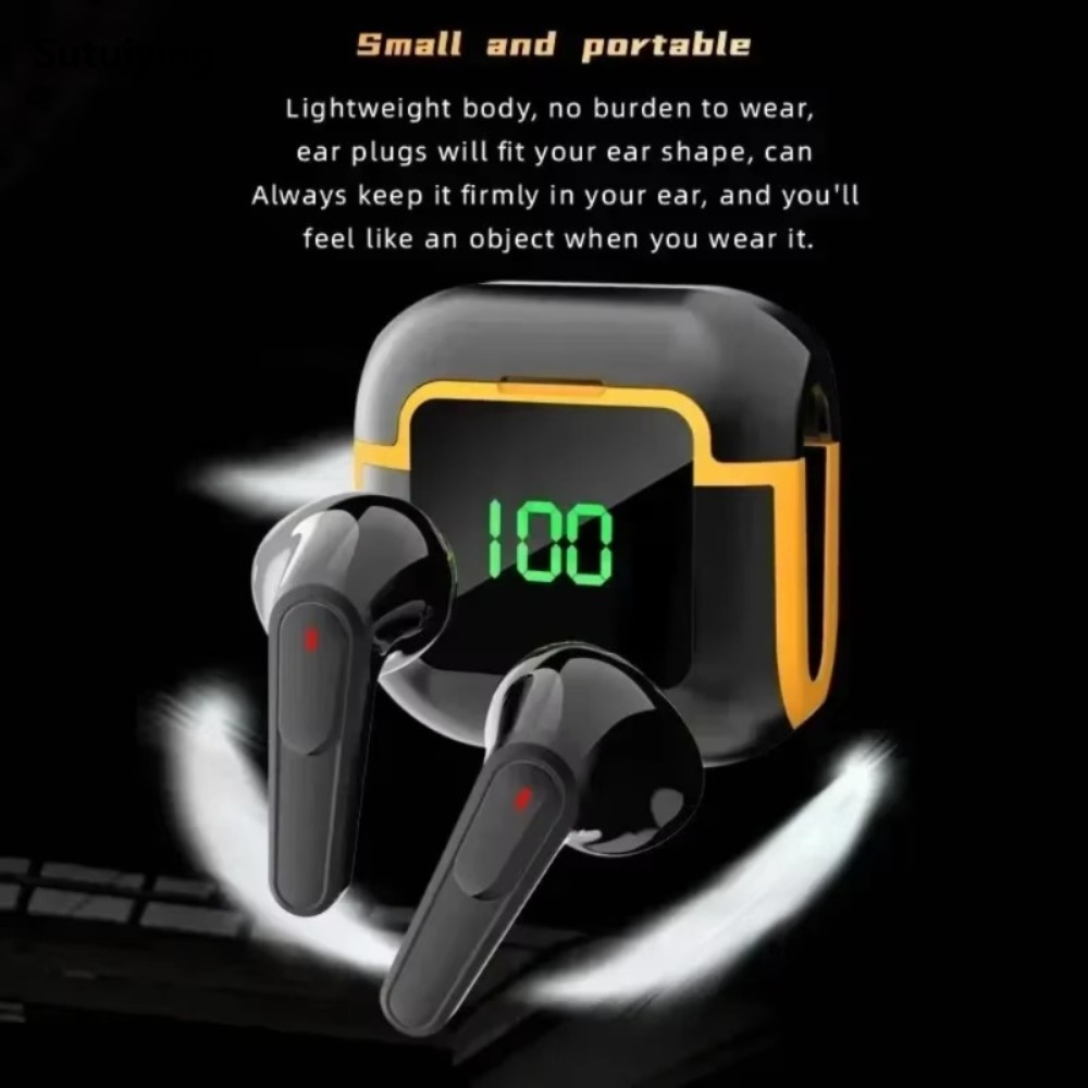 Sutuiying New Pro90 Earphones TWS Wireless Bluetooth 5.3 Earbuds Touch Control New HD Stereo Headphones HIFI Noise Reduction Earphone With Mic