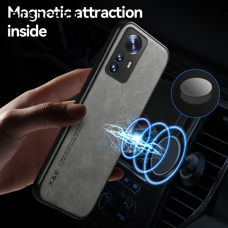 DISICHEN Luxury Magnetic Lambskin Case For Xiaomi 13 Lite 12T 11T 12 Pro 12x mi12 13T Pro mi13 Mi 12 Lite Mi 15 Ultra Protective Leather Cover