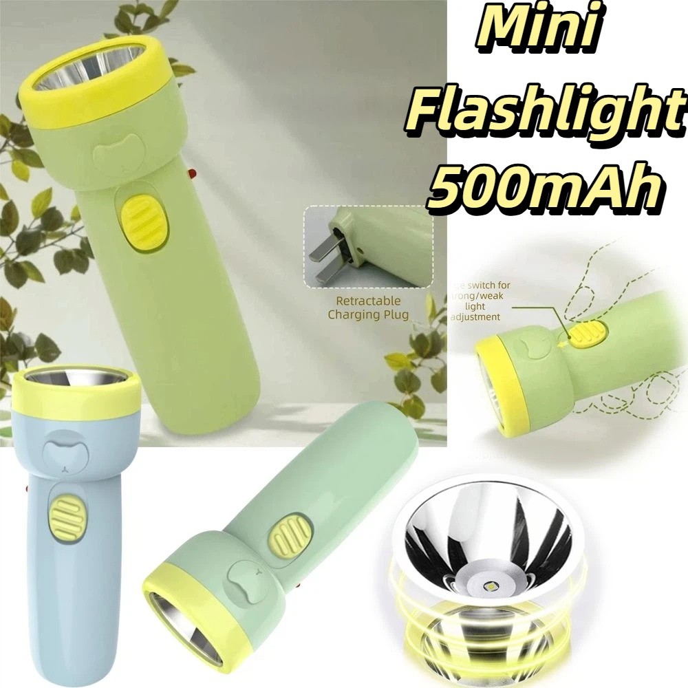 Handy High Brightness KM8951 LED Flashlight Portable Design Focused Beam Rechargeable Torch Light Rechargeable Sturdy Build High Brightness Light Hiking