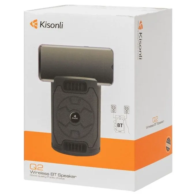 Kisonli Q2 Wireless Bluetooth speaker Phone Holder