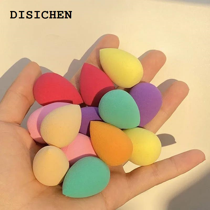 DISICHEN Luxury 1-8Pcs Mini Makeup Sponge Face Beauty Cosmetic Powder Puff for Foundation Cream Concealer Make Up Blender Tool