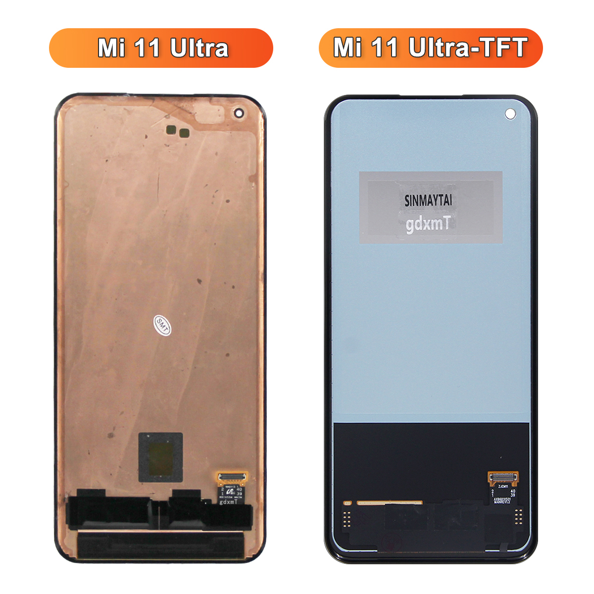 HOT TFT Mi 11 Ultra M2102K1G M2102K1C Screen Replacement for Xiaomi Mi 11 Ultra Lcd Display Digital Touch Screen Assembly Parts