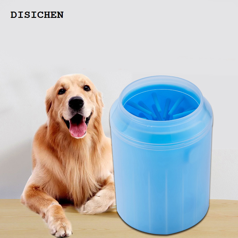 DISICHEN 2025 New New Dog Paw Cleaner Cup Soft Silicone Combs Portable Outdoor Pet Foot Washer Paw Clean Brush Quickly Wash Foot Cleaning Bucket