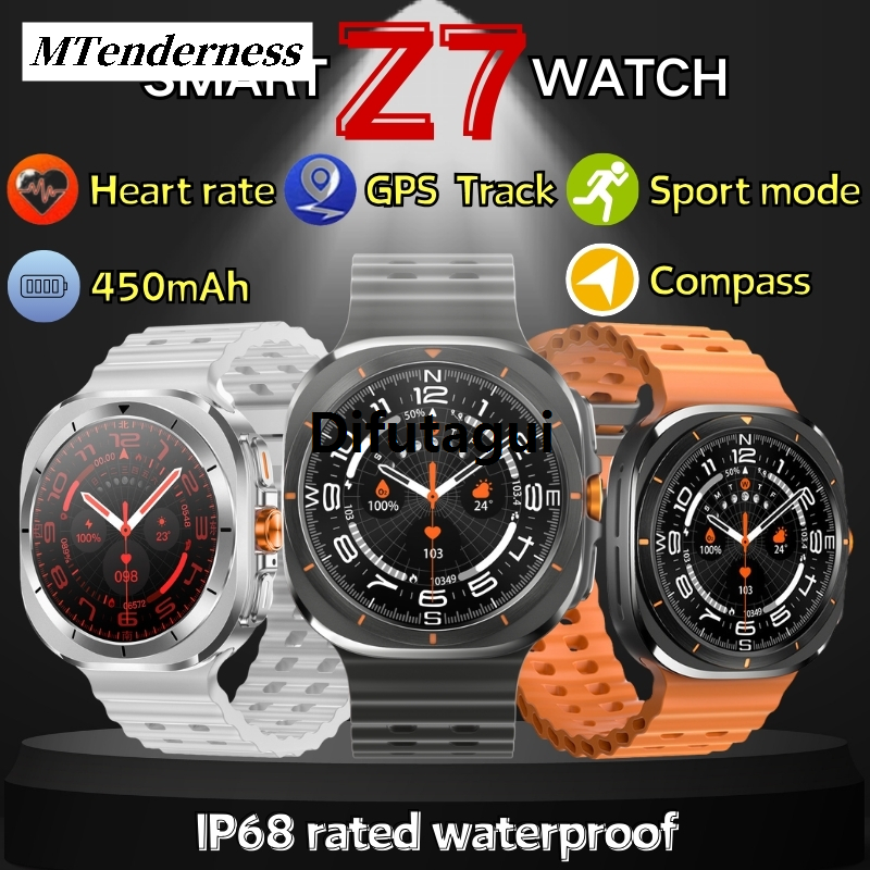Difutagui MTenderness Samsung Fit Watch Smart Sports Multifunction Screen 7 Ultra Watch Smart Bargain price Portable Galaxy 2025 New Men's AMOLED Fitness Tracking Health Ladies at 7