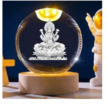 3D Decor Crystal Ball LED Night Light