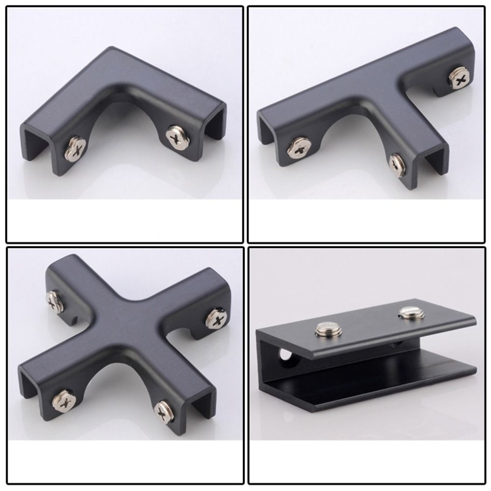 New Aluminum Alloy Angle Corner Code Reinforcement L-type Fixing Clip Rustproof T-cross Corner Buckle Glass